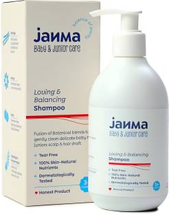 Janma Care Loving & Balancing Shampoo with Amla For Baby & Junior | Tear-Free Formula