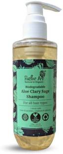 RUSTIC ART Aloe Clary Sage Shampoo 210gm (New)