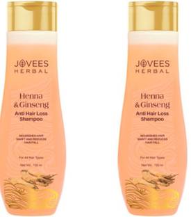 JOVEES Henna & Ginseng Anti Hair Loss Shampoo Pack of 2
