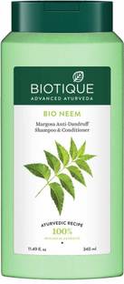 BIOTIQUE Bio Neem Margosa Anti Dandruff Shampoo and Conditioner