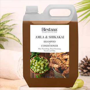 blestaaa essentialss Amla , Aritha & Shikakai Shampoo with conditioner for Reduce hairfall