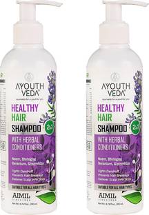 Ayouthveda HEALTHY HAIR SHAMPOO (pack of 2)(200ml each)