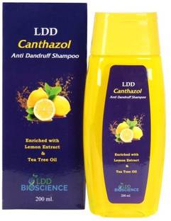 ldd bioscience Canthazol Anti Dandruff Shampoo Enriched With lemon & Tea Tree Oil - Pack of 1