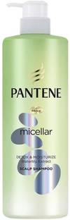 PANTENE Micellar Detox & Moisturize Waterlily Extract Scalp Shampoo Imported