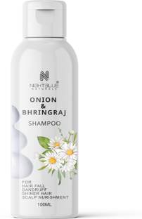 NightBlue Onion & Bhringraj Shampoo Hair fall Dandruff Shine Scalp Nourishment