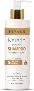 SEVAEN keratin protein with argan oil shampoo