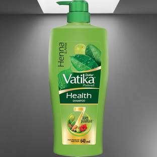 DABUR VATIKA Health Shampoo Heena, Amla Pack of 2