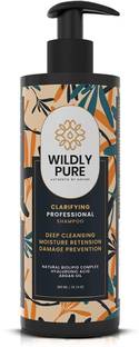 Wildly Pure Clarifying Shampoo for Build Up| Non-drying| Reverses Hard Water, Metal Damage