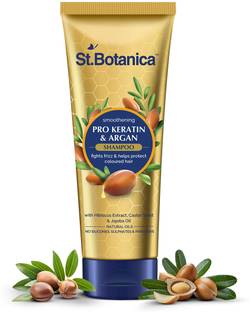 St.Botanica Pro Keratin & Argan Oil Smooth Therapy Shampoo|Smoothens & Hydrates Frizzy Hair
