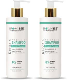brownbee Keratin Protein With Argan Oil Shampoo (500 ml)
