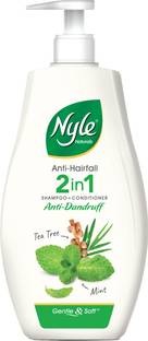 Nyle Anti Dandruff 2 In 1 Shampoo + Conditioner, With Tea Tree & Mint