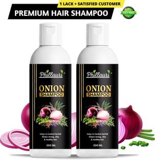 Phillauri Onion Hair Shampoo for Hair Fall Control and Anti Dandruff 200ml