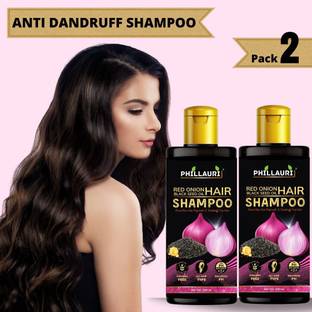 Phillauri Onion Shampoo For Hair Growth & Hair Fall Control with Onion & Black Seed Oil