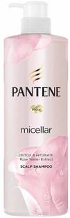 PANTENE Micellar Detox & Hydrate Rose Water Extract Scalp Shampoo 530ml