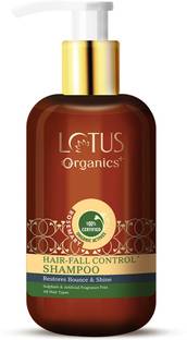 Lotus Organics+ Hair Fall Control Shampoo | Restores Bounce & Shine | Sulphate Free