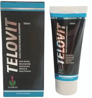 Telovit Hair Strengthening Shampoo with Biotin, Niacinamide, Wheat & Soya Protein