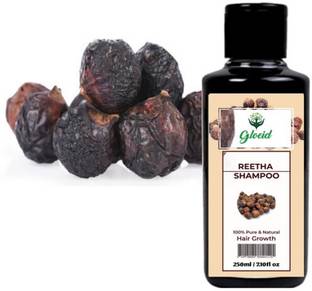 GLOEID 100% Reetha Shampoo (250ml) for Hair Shampoo