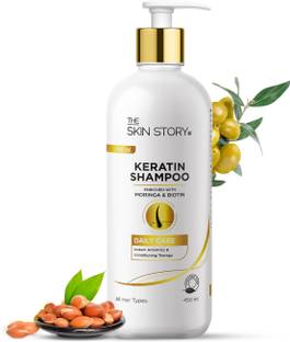The Skin Story Keratin Shampoo, Soft Anti Frizz, Split End Damage Repair Moisturis Hair & Scalp