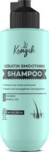 Konzik Keratin Smoothing Shampoo for Straighter, Shinier Hair, With Keratin