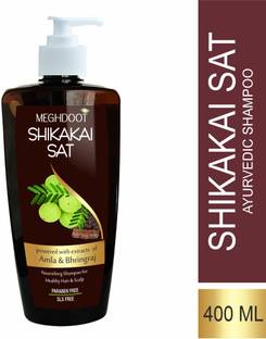 MEGHDOOT Herbal Shikakai Shampoo for Healthy Hair & Scalp
