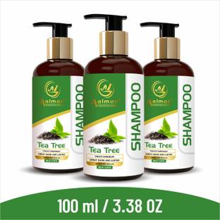 Aalman Professional TEA TREE ANTI DANDRUFF SHAMPOO FOR DANDRUFF, HAIR FALL & ITCHY SCALP (3 Bottle)