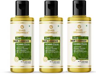 khadi ORGANIQUE Henna Tulsi hair cleanser