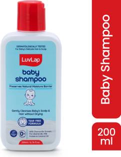 LuvLap Milky Soft Baby Shampoo - 200ml, Tear Free Formula, With Milk Protein, Vitamin E