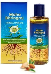 Mahabhringraj ON N ON Bhringraj Oil for Hair Growth and Resolve Dandruff Issue 200ml Hair Oil