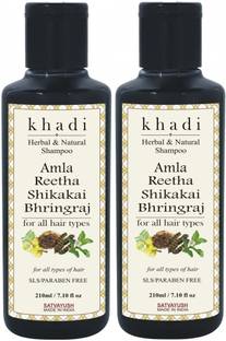 Satvayush Herbal & Natural SLS Paraben free Khadi Shampoo