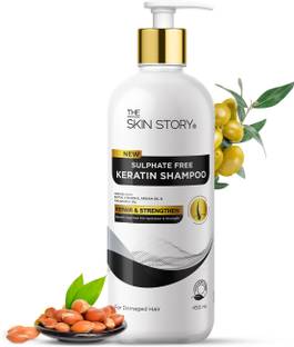 The Skin Story Sulphate Free Keratin Shampoo, Soft Shinny Anti Frizz, Split End Damage Repair