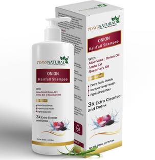 7 Days Premium RED ONION OIL Herbal Shampoo For Faster Hair Growth Men & Women 100 ml