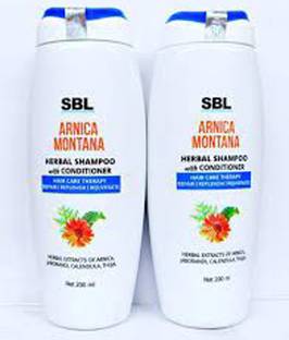 SBL ARNICA MONTANA HERBAL SHAMPOO WITH CONDITIONER 200 ML-PACK OF 2