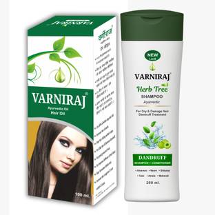 Varniraj Hair Fall oil & Anti Dandruff Shampoo with conditoner | For Silk, Strong & Shiny
