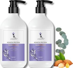 La'bangerry Keratin Protein Shampoo with Almond & Eucalyptus for Shine