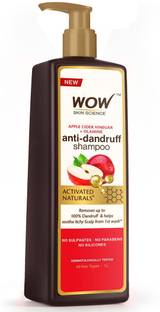 WOW SKIN SCIENCE Apple Cider Vinegar No Parabens & Sulphate Shampoo, 1000mL