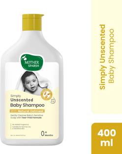 Mother Sparsh Simply Unscented Baby Shampoo With Natural Oatmeal,Tear & Fragrance Free Shampoo