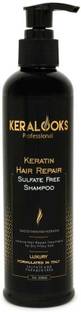keralooks professional keratin sulphate free shampoo for dry and frizzy hair