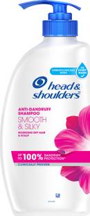 HEAD & SHOULDERS Smooth and Silky Anti-Dandruff Shampoo for Dry, Damaged, Or Frizzy Hair