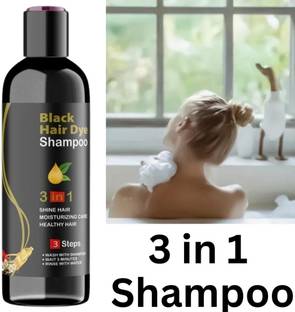 blestaaa essentialss Dr.Sparsh Herbal 3 in 1 Hair Dye Instant Black Hair Shampoo