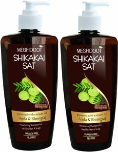 MEGHDOOT Herbal Shikakai Ayurvedic Shampoo