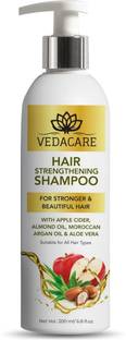 Vedacare Hair Strengthening Shampoo with Apple cider Vinegar, Moroccon Argan Oil