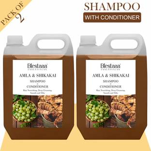 blestaaa essentialss HERBALS Amla & Shikakai Shampoo with Reetha..