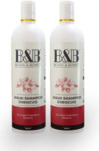 B&B BUNNY & BERRY Hibiscus (Jasud) Shampoo with Conditioner for Men & Women 500mlx2