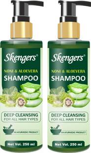 skengers Natural Noni Aloe vera Shampoo Smoother & Shiner Hair Daily Usages
