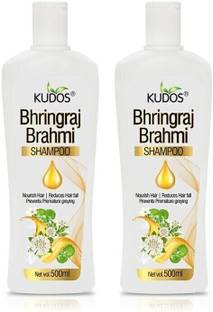 KUDOS Bhringraj brahmi Shampoo Pack of 2