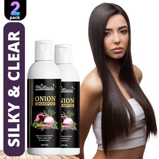 Phillauri Onion Shampoo with Vitamin E, Natural Extracts & Herbs