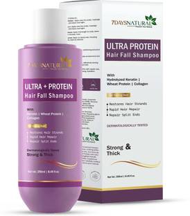 7days natural Ultra Protein Keratin Shampoo for Hair Fall control & Repair Damage Hair