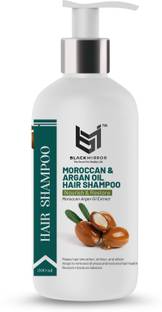 Black mirror Moroccan Argan Hair Shampoo-Argan oil rich in vit A, D & E for Healthy Hair