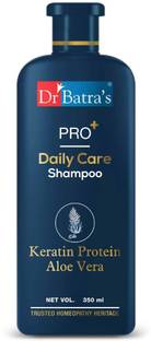 Dr Batra's PRO+ Daily Care Shampoo| Enriched with Keratin Protein, Aloe Vera, Thuja Extracts| Maintains scalp health| Sulphate, Paraben, Silicone Free