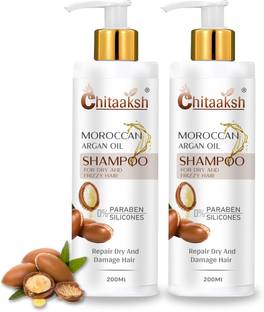 CHITAAKSH Moroccan Argan Shampoo 200ml, with Moroccan Argan Oil to Nourish
